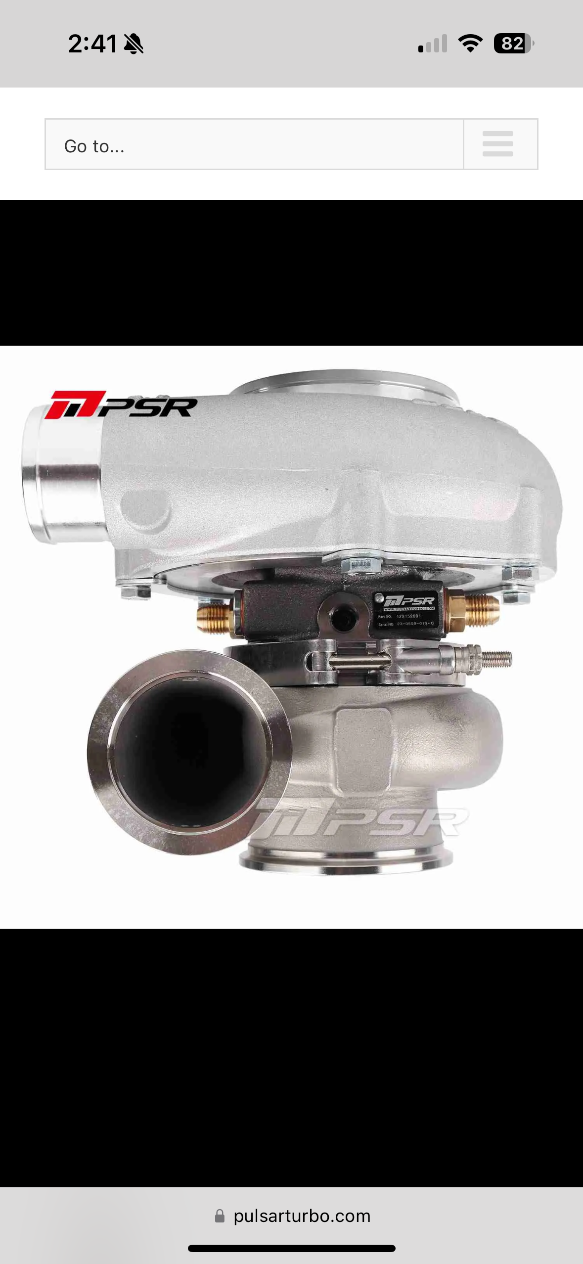 PSR Forward Rotation 6262G Dual Ball Bearing Turbocharger HP Rating 900