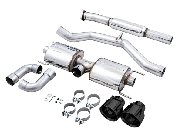 AWE Touring Edition Exhaust for Subaru BRZ / Toyota GR86 / Toyota 86 / Scion FR-S - Diamond Black Tips