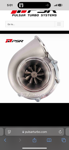 PSR Forward Rotation 5855G Dual Ball Bearing Turbocharger HP Rating 770