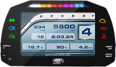 LINK MXS Strada 5-inch Dash - Street Edition