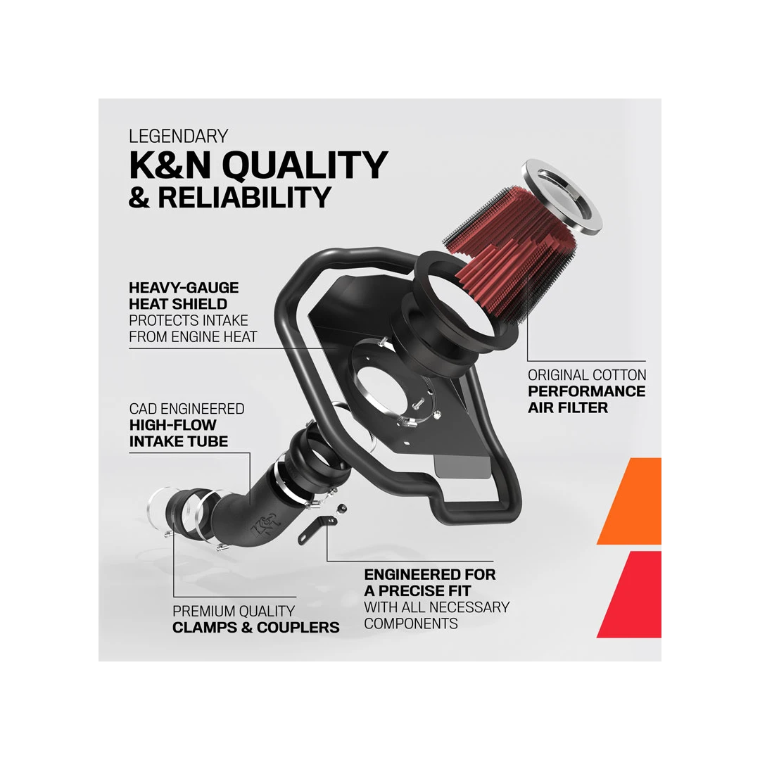 K&N 11-14 Ford F-150 5.0L V8 Performance Intake Kit