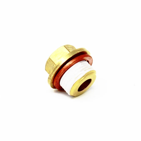 Torque Solution Oil Galley Plug: Subaru EJ20/EJ25 M18-1.5 to 1/8NPT Adapter