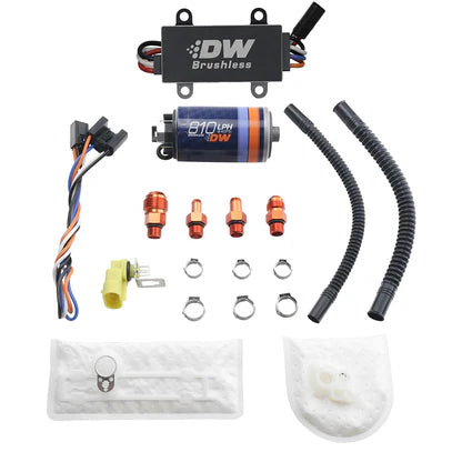 810lph in-tank brushless fuel pump w/ 9-1002 install kit + C105 Controller