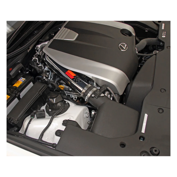 K&N 69 Series Performance Typhoon Intake Kit - Polished for 14-24 Lexus RC350 3.5L V6