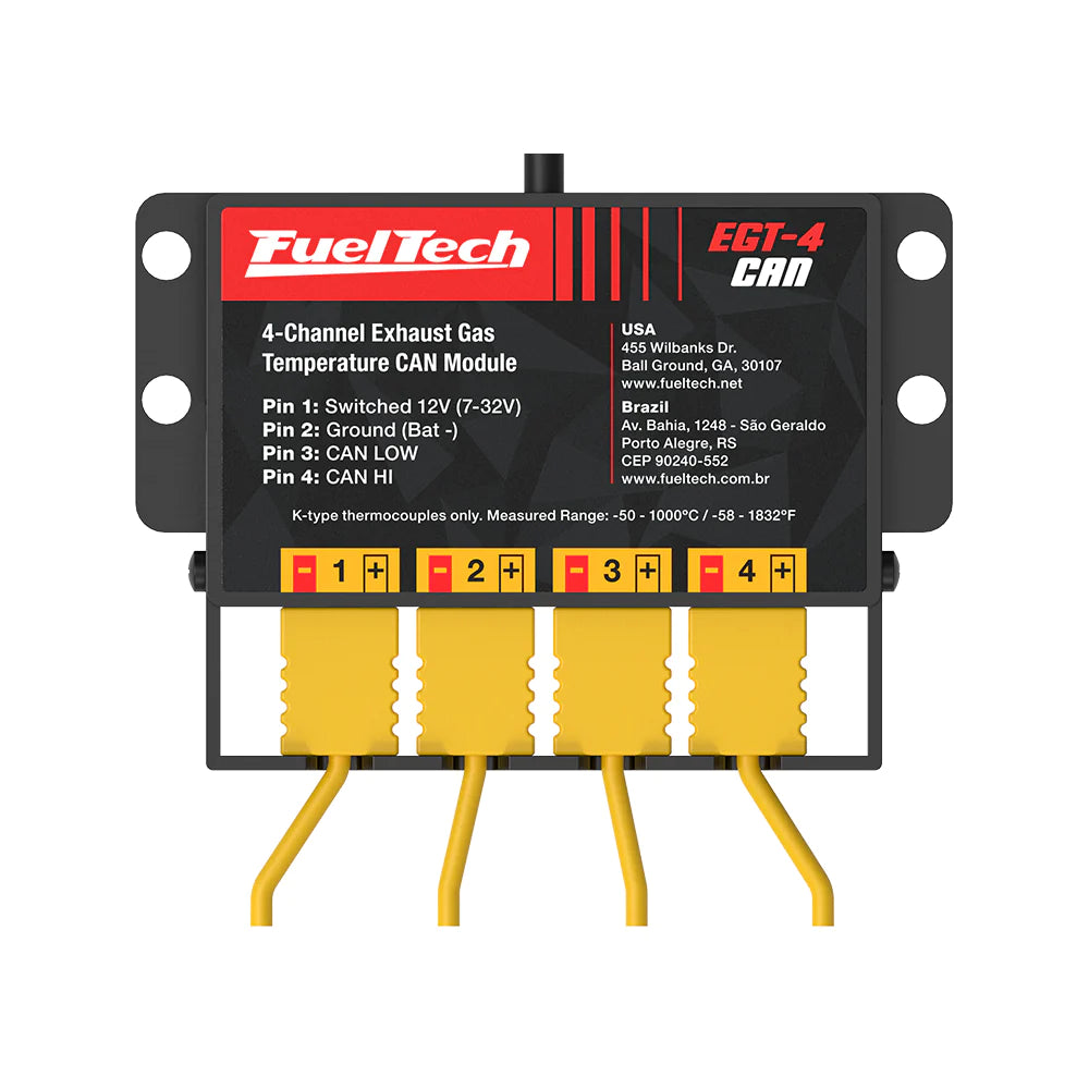 EGT-4 CAN 4 Cylinder W Harness and 4 sensors