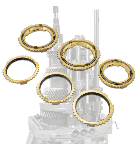 IAG 1st - 6th Carbon Synchro Set for 2008-21 Subaru STI 6-Speed