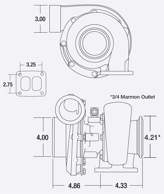 BORG WARNER S300SX3 Complete Turbo
