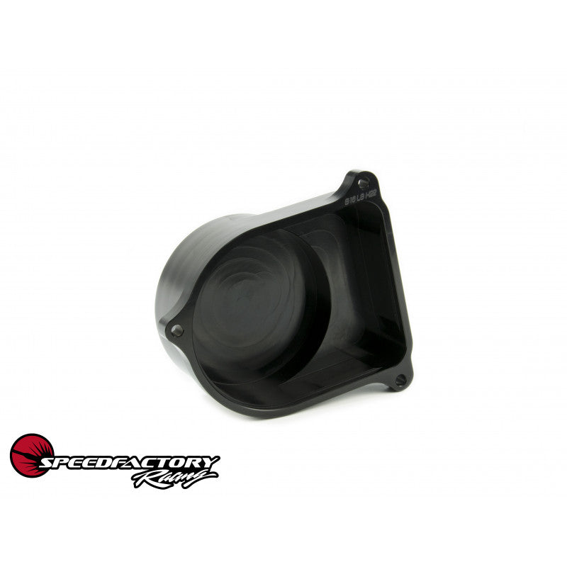 SpeedFactory Racing Billet Distributor Cap Delete Black Integra GSR Type R B18C1 B18C5