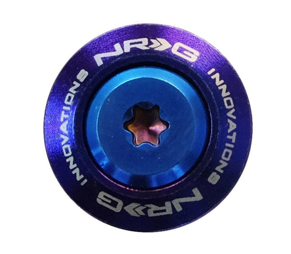 NRG Fender Washer Kit; Titanium Series; Rivets for Plastic; Set of 10