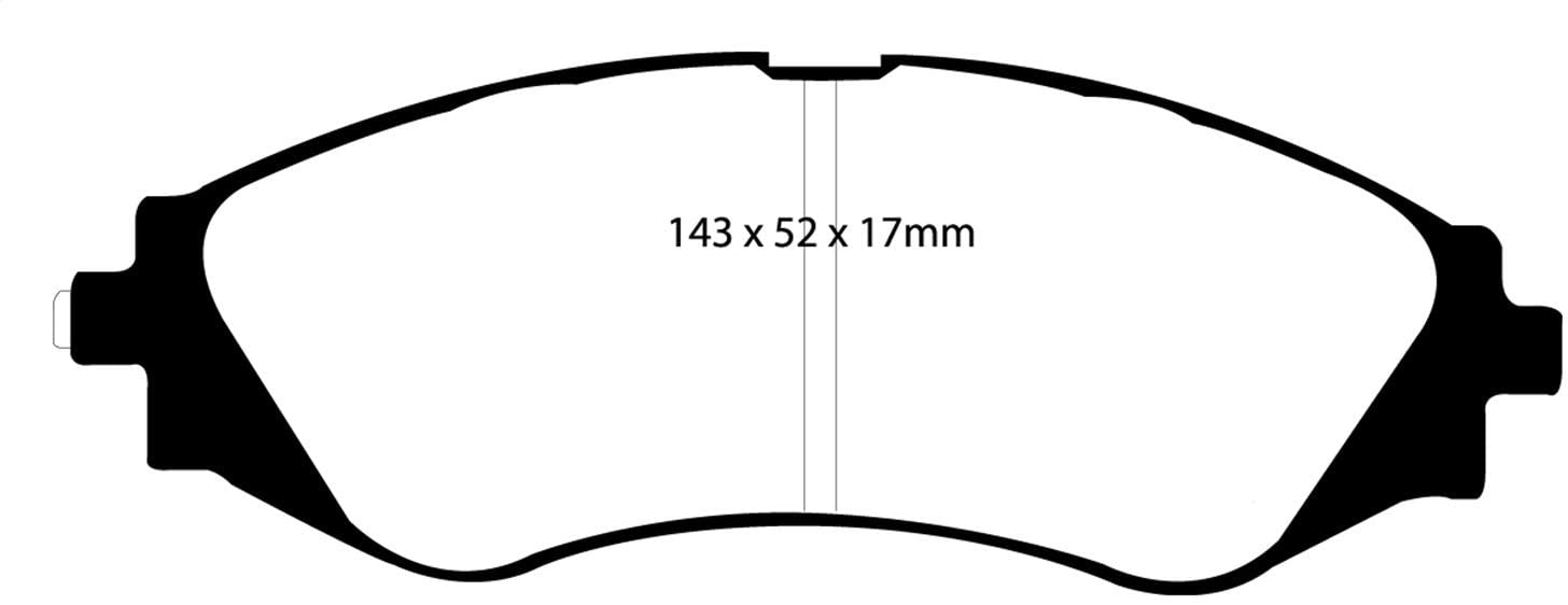 Greenstuff 2000 Series Sport Front Brake Pads Daewoo Lanos 99-02