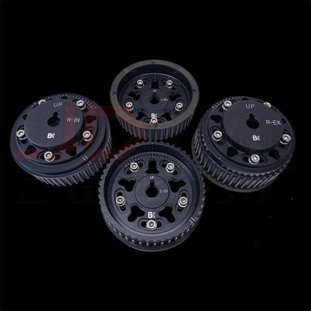 Brian Crower Adjustable Cam Gears ARP Fastener Bolts 4-Piece Black Subaru WRX EJ205 | STi EJ257