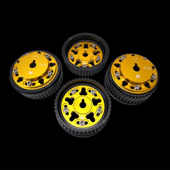 Brian Crower Adjustable Cam Gears ARP Fastener Bolts 4-Piece Black Subaru WRX EJ205 | STi EJ257