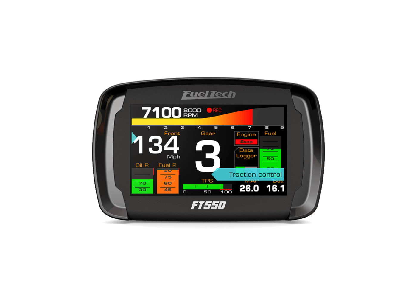 FuelTech FT550 EFI System Waterproof Standalone ECU EMS 4.3" Touchscreen Display without Harness