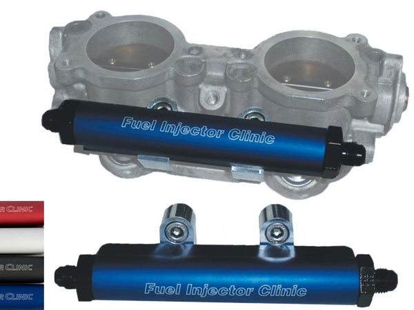 Subaru STi ('04 -'06) OR Legacy GT ('05-'06) Top Feed Conversion Fuel Rails With -6 Fittings