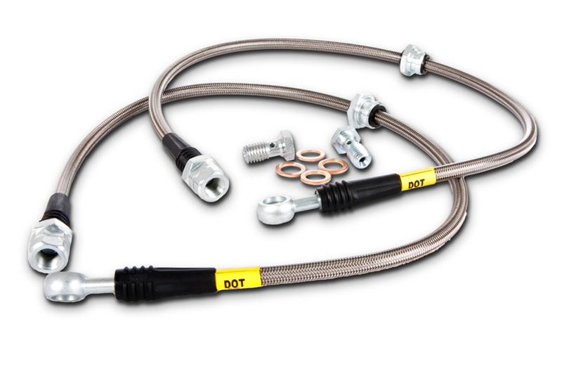 STOPTECH Stainless Steel Brake Lines 03-08 Hyundai Tiburon Front