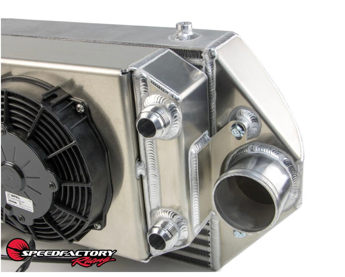 SpeedFactory Racing Dual Backdoor Intercooler | Tucked Radiator Combo