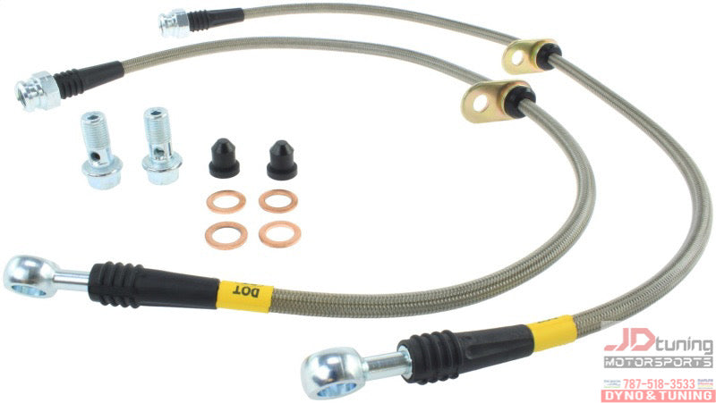 StopTech 06+ Civic Si Stainless Steel Front Brake Lines