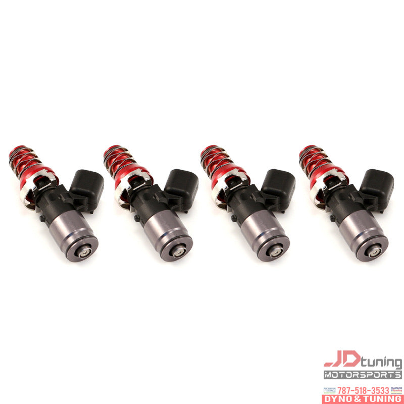 Injector Dynamics ID1050X Injectors WRX-16B Bottom Adaptors 11mm (Red) Adaptors (Set of 4)