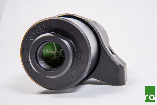 Radium Engineering 2-Piece Fuel Pump Clamp 60mm - Black W/ Logo